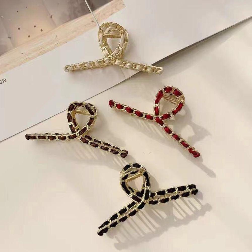 HS Kẹp Tóc Càng Cua Kim Loại Thanh Lịch Cho Nữ