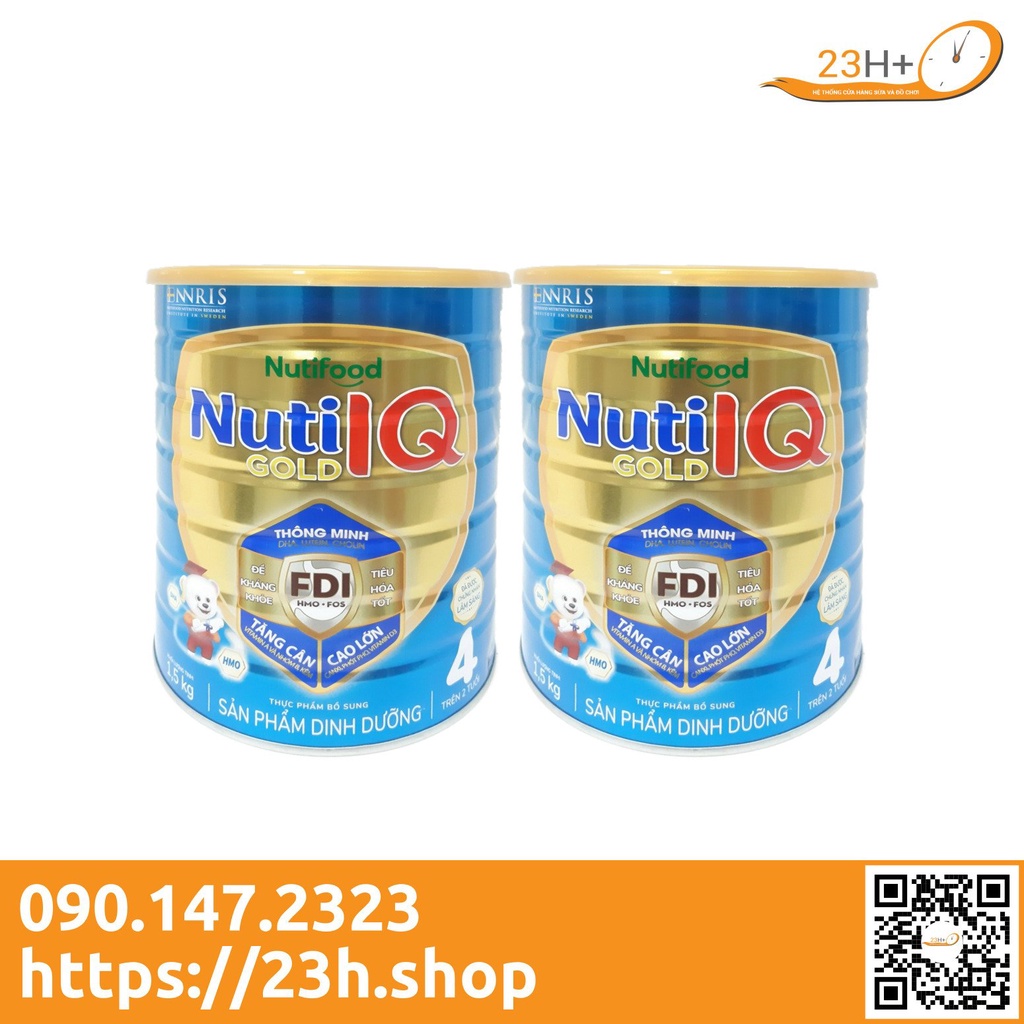 Sữa bột Nuti IQ Gold Step 4 1,5kg Mới