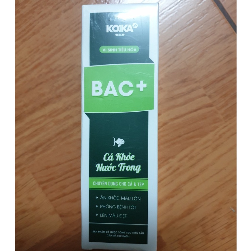 Vi Sinh Tiêu Hóa Bac+ 100Ml Chuyên Dùng Cho Cá &amp; Tép Cảnh