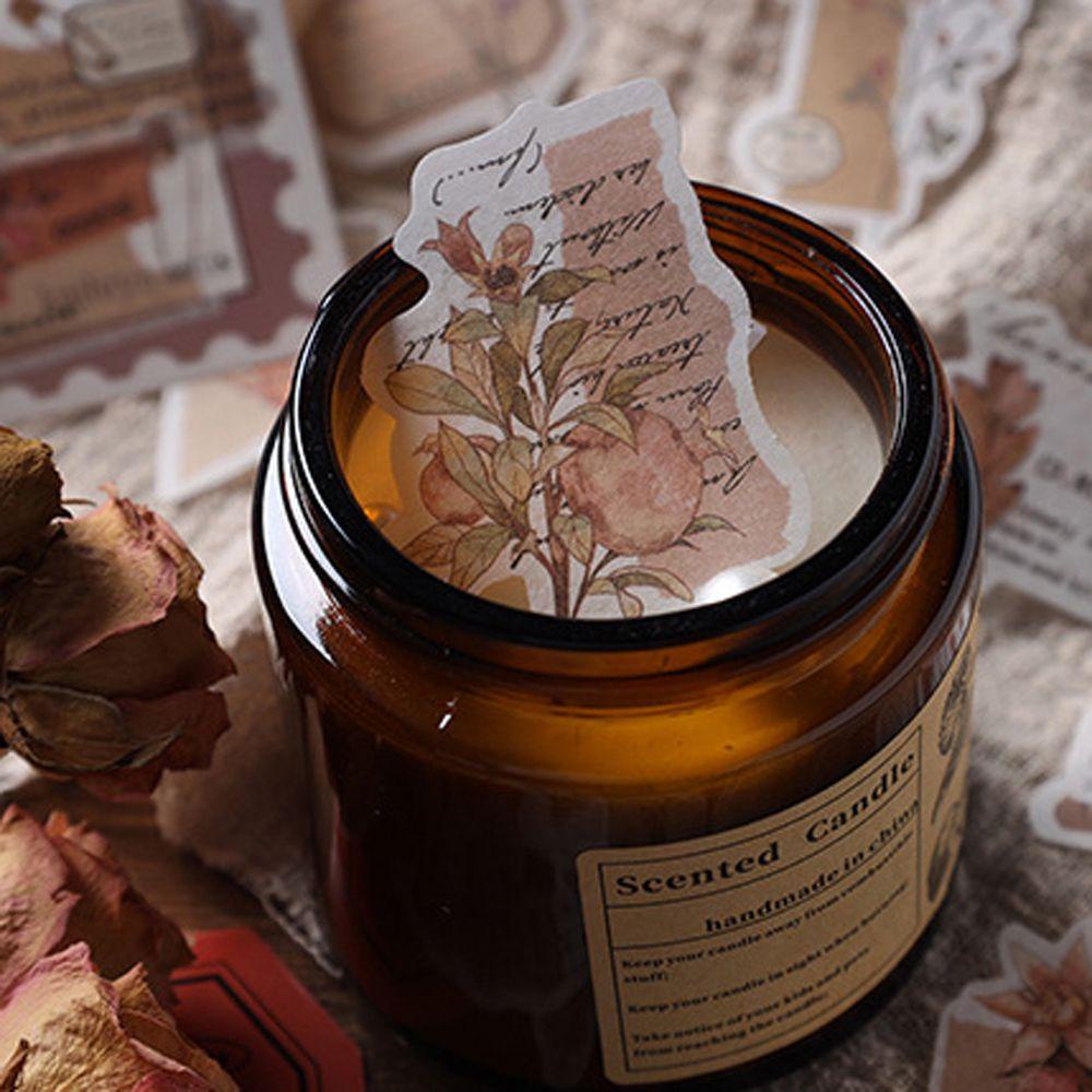 Bộ 40 Miếng Dán Trang Trí Sổ Tay / Nhật Ký / Trang Trí Sổ Tay Kiểu Retro DIY