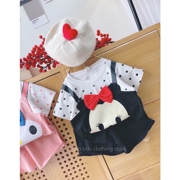 Xả Set nơ thật hoạt hình cute bé gái