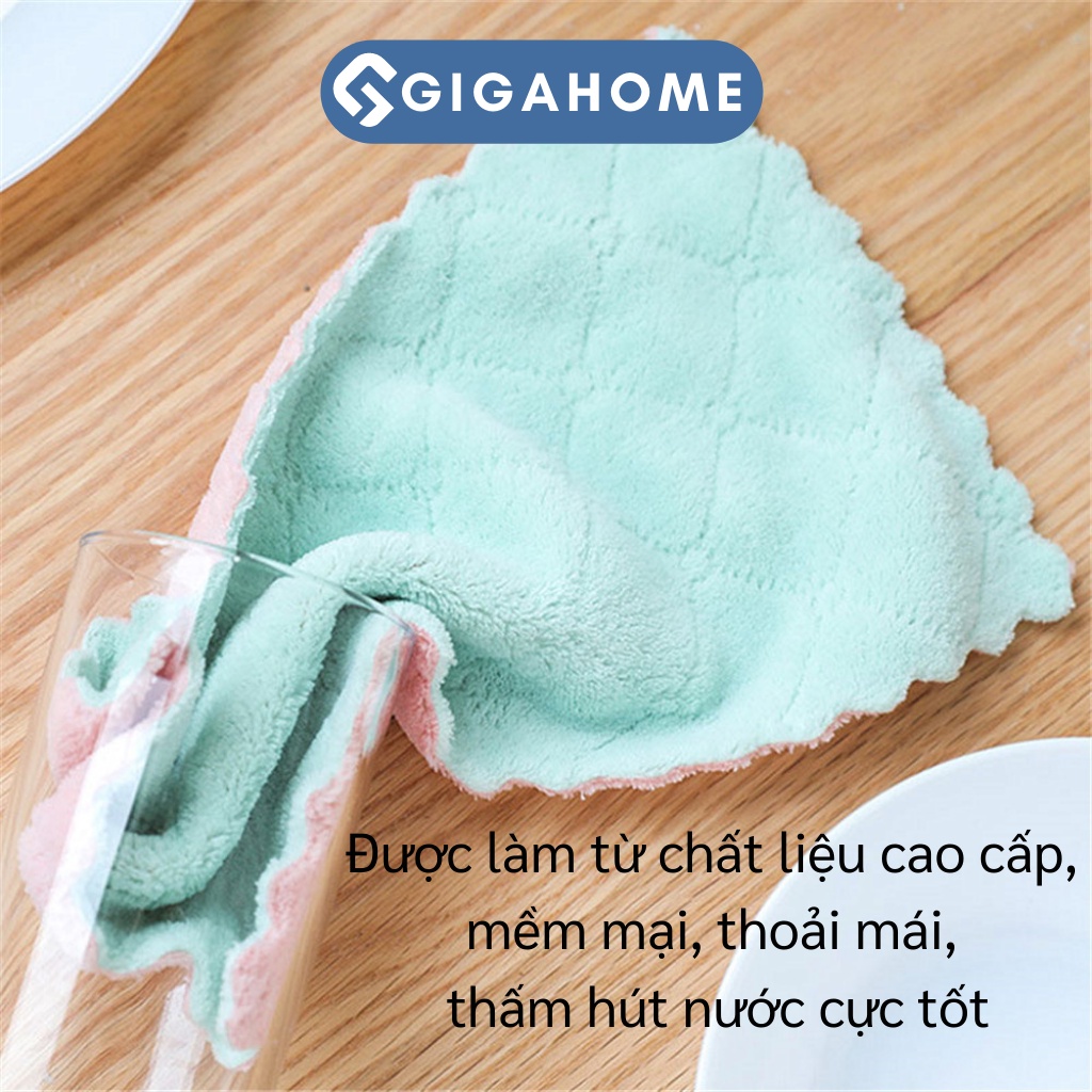 Khăn Lau Nhà Bếp Đa Năng 2 Mặt Siêu Thấm Hút GIGAHOME 5962