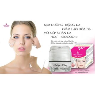 Kem Dưỡng Trắng da - Giảm lão hóa - Mờ nếp nhăn da (40g) Trắng Hồng Thu Thảo