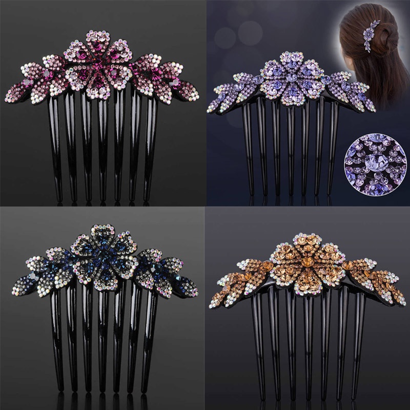 Trâm Cài Tóc Hình Hoa Chống Trượt Phong Cách Hàn Quốc