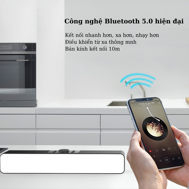 Loa Bluetooth mini không dây G28, Loa Bluetooth kiêm đồng hồ báo thức, nghe đài FM,màn hình tráng gương hiển thị đèn led