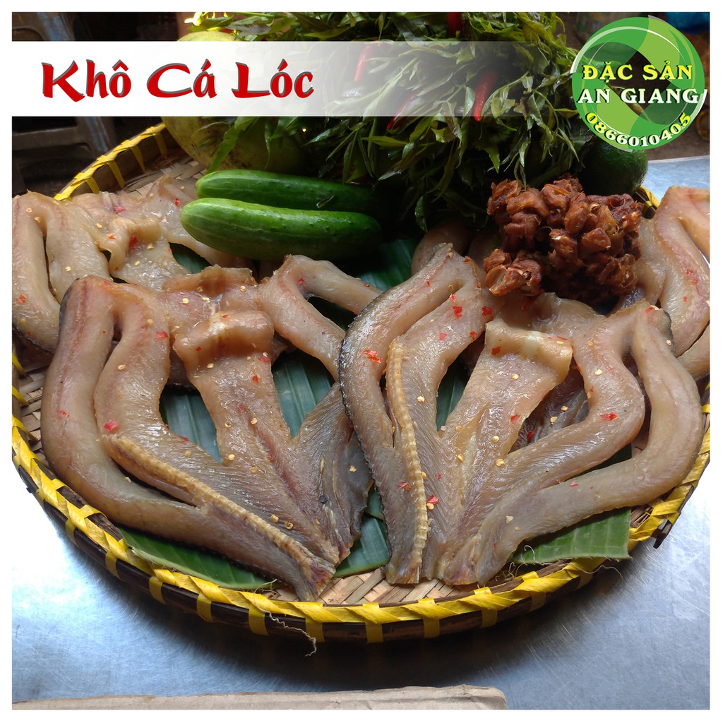 Khô Cá Lóc 2 nắng 500 gram - Đặc Sản An Giang