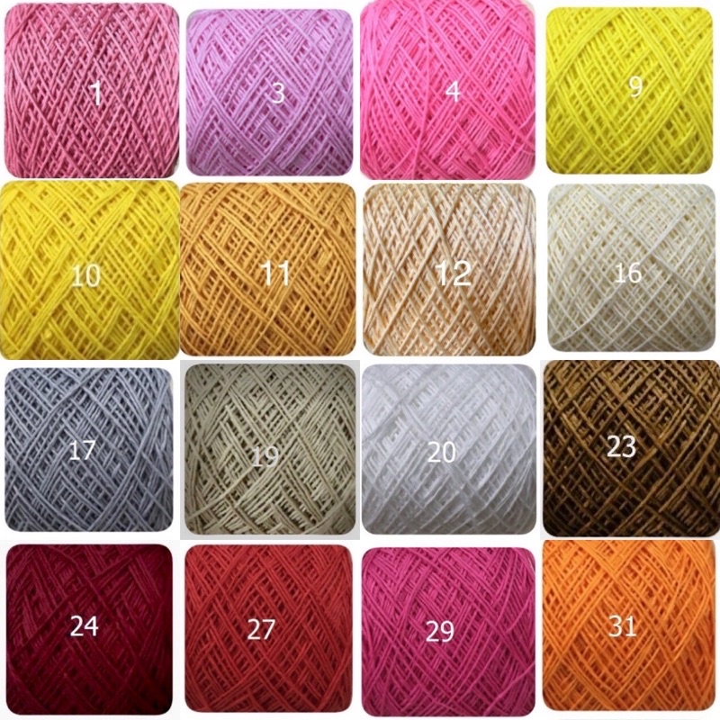 Part 2: len cotton việt nam ctvn craftyarn sợi 1mm 100gram