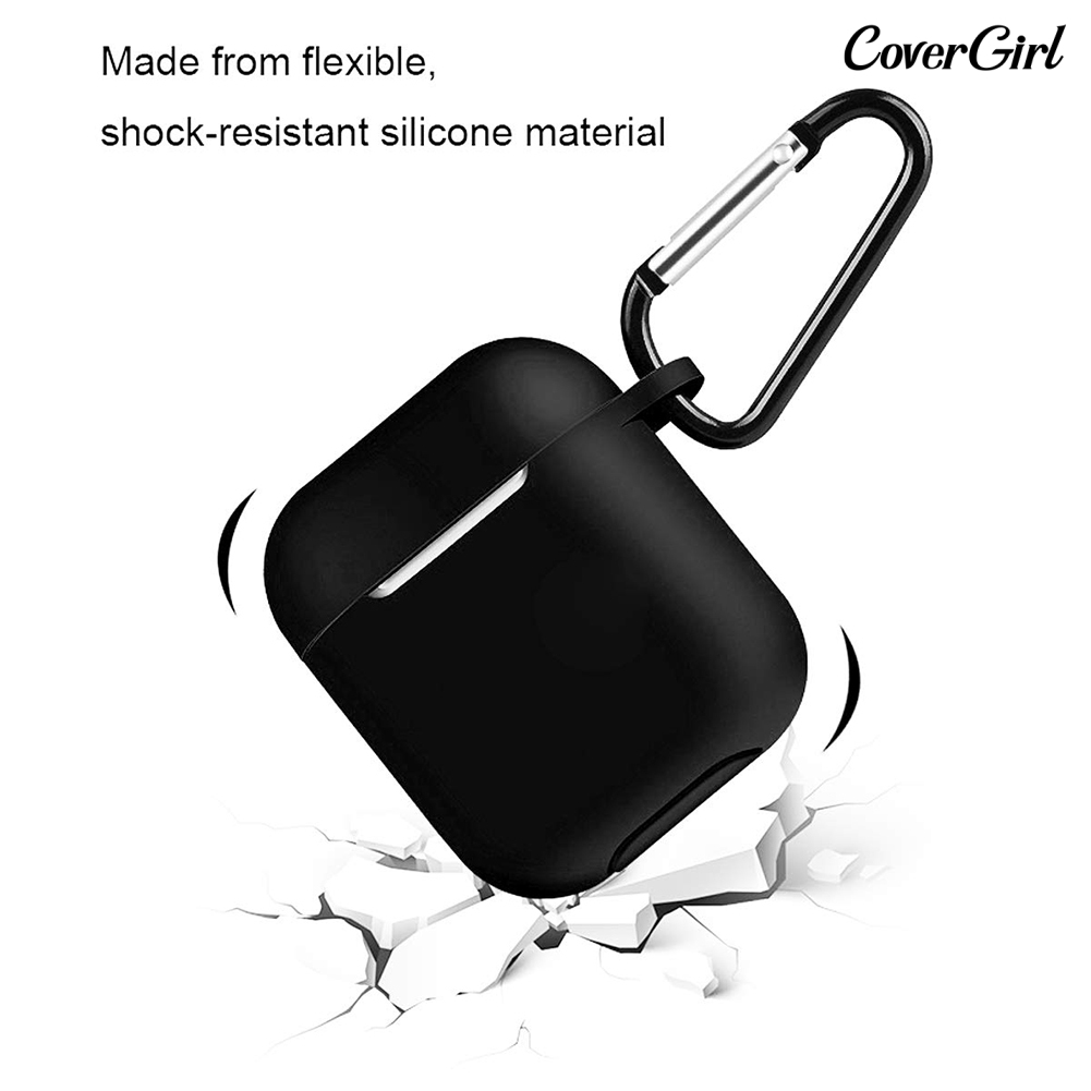 Vỏ Bảo Vệ Hộp Sạc Tai Nghe Airpods Bằng Silicon Màu Trơn Chống Bụi | BigBuy360 - bigbuy360.vn