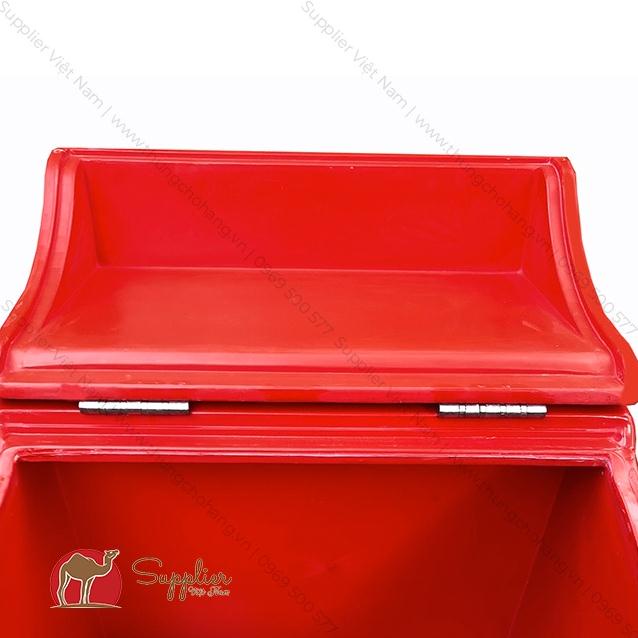 Thùng chở hàng sau xe máy nhựa Composite 52x66x47