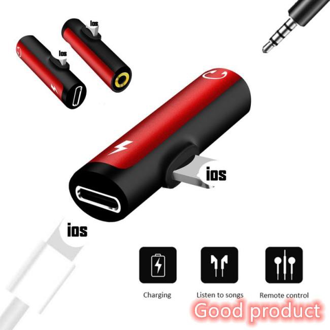 【In stock】 2-in-1 Type-C 3.5mm Jack Interface for Headphone Adapter Charger and Earphone Splitter Dongle Audio Convertor Compatible with iPhone Cellphones