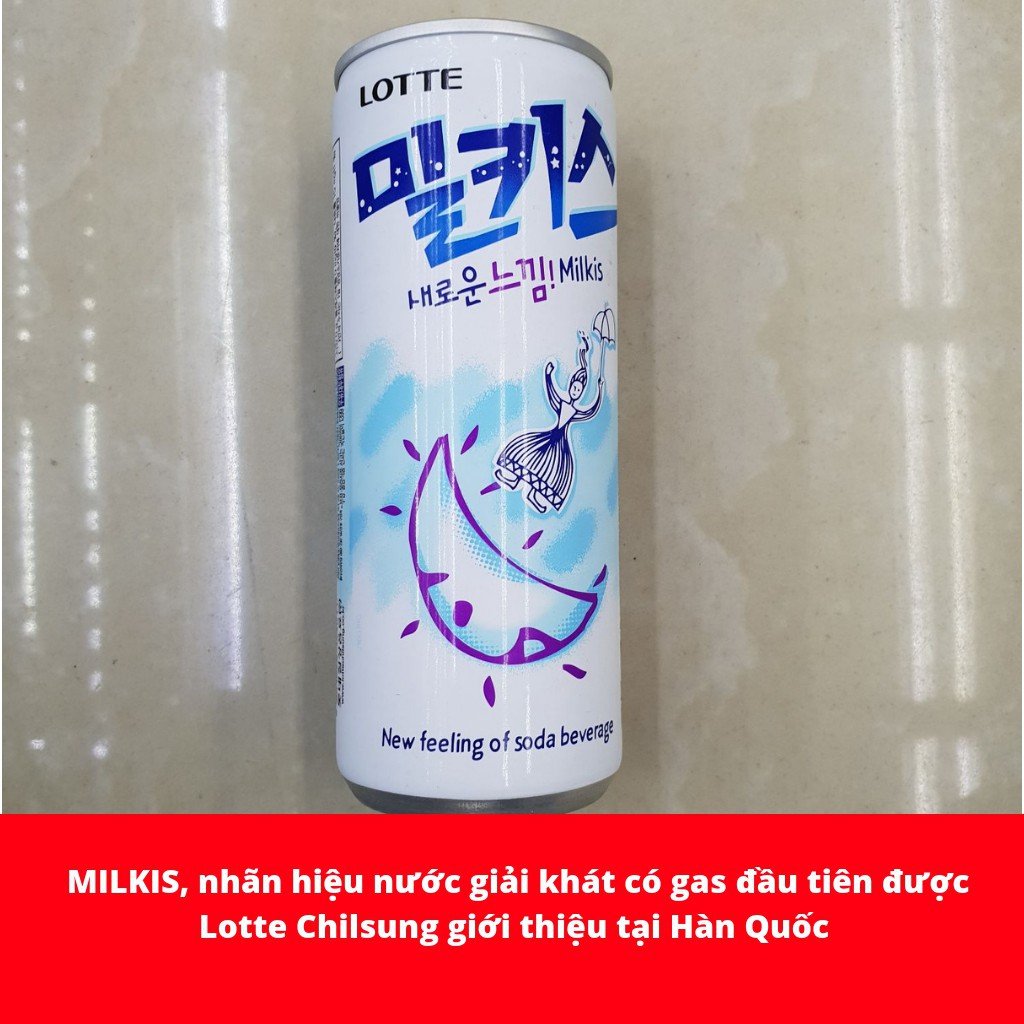 NƯỚC SODA MILKIS LOTTE HÀN QUỐC LON 250ML