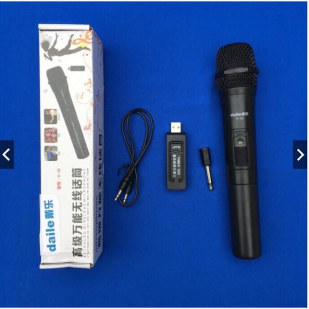 MIC DAILE V10 MIC Không Dây Đa Năng - Mic V10 - Mic Đa Năng V10 Dùng cho các thiết bị âm thanh