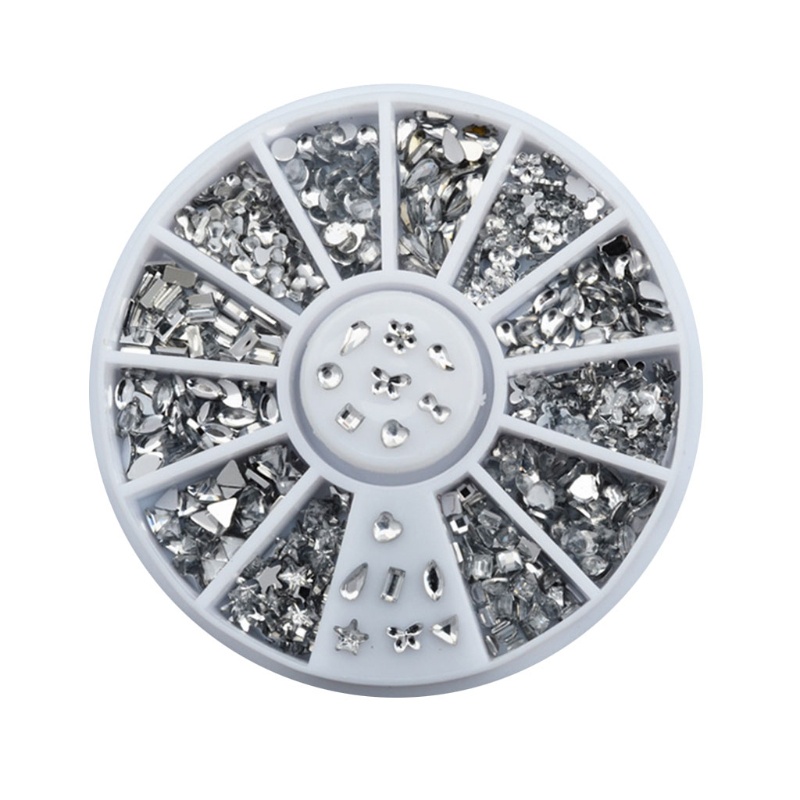 Hạt Pha Lê 3D Nhiều Màu Đính Móng Nghệ Thuật Cho Nữ