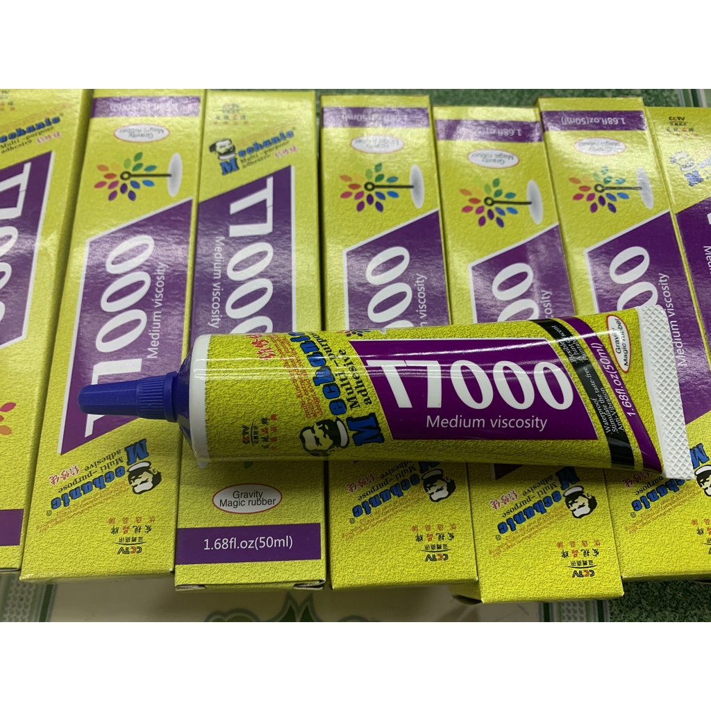 Keo T7000, Keo dán đa năng, Keo dán thủy tinh, da, nhựa, linh kiện điện tử, kim loại, đá, gỗ...50ml