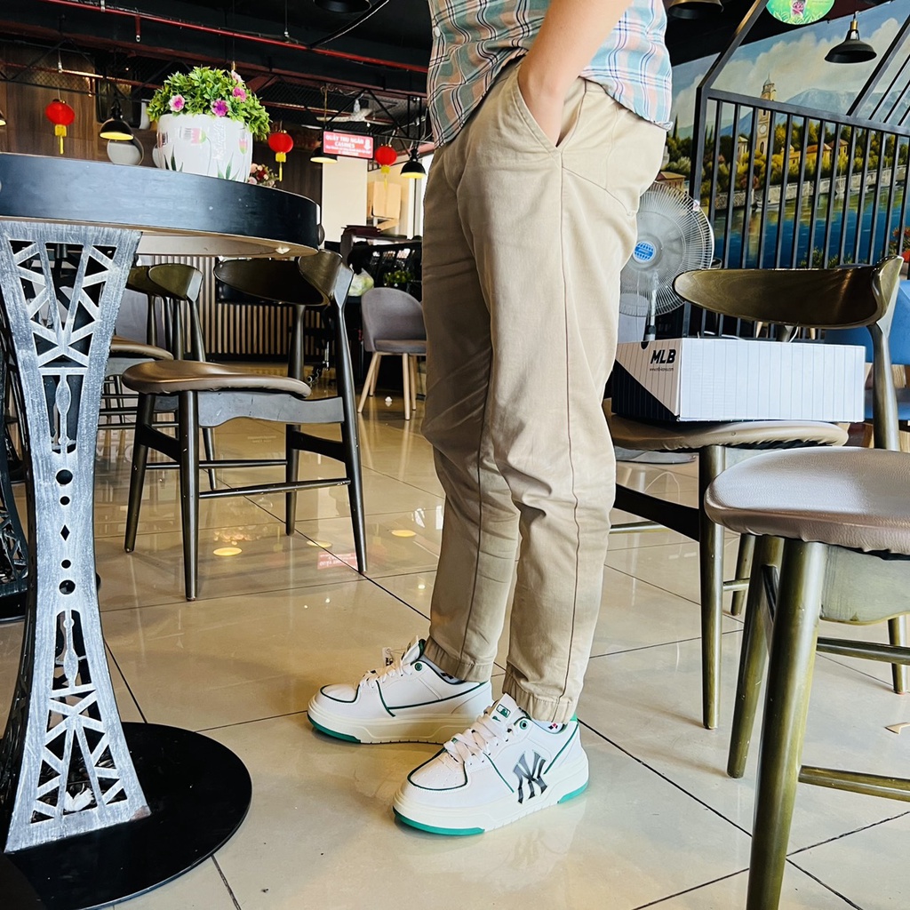 Mlb Chunky Bản Độn Đế 2 Phiên Bản Xanh Và Đen Ngầu Lòi Đế Cao 5 Cm