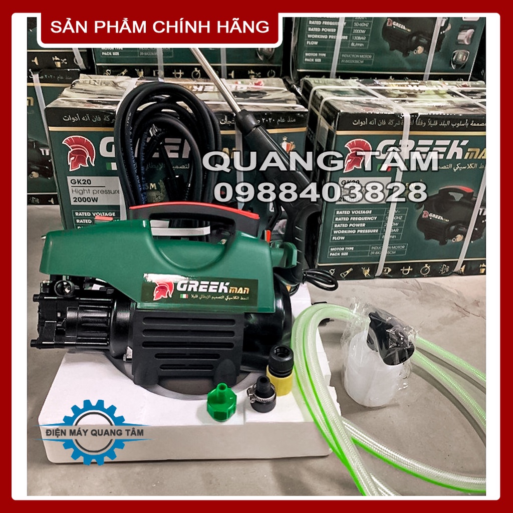 Máy Xịt Rửa - Rửa Xe Greek Man RX-GK20 [Chính Hãng]
