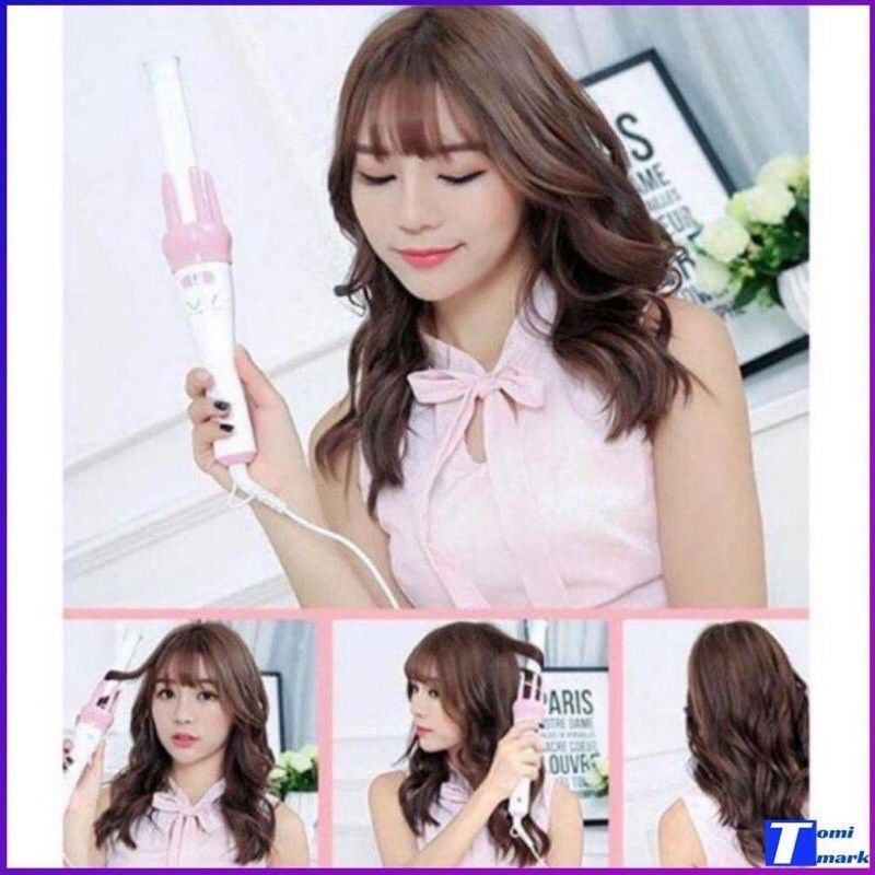 Máy Làm Tóc Uốn Xoăn Xoay Tự Động 360 Độ