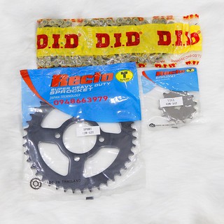 Nhông sên dĩa RECTO gắn suzuki sport120 RGV,xi po,xipo.