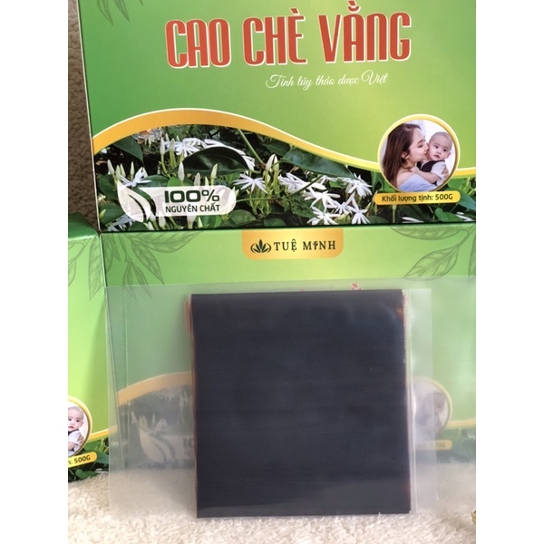 Cao chè vằng lợi sữa giảm cân Tuệ Minh cao cấp (hộp 500 gram 20 miếng)