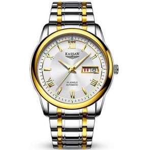 Đồng hồ nam chính hãng KASSAW K812-1  Kính sapphire ,chống xước,Chống nước ,BH 24 tháng,Máy cơ (Automatic) ,dây da xịn