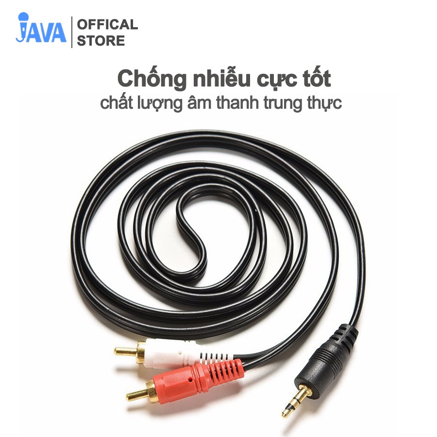 [BH 6 THÁNG] Dây cáp AUX 3.5mm ra AV - Nối âm thanh từ TV/ điện thoại ra Loa kéo/ Âm ly - Bền - Chắc - Chống Gãy