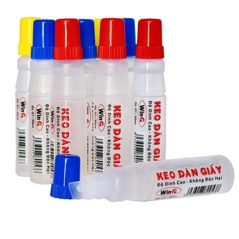 keo dán giấy WINQ, Hồ dán giấy,  30ml