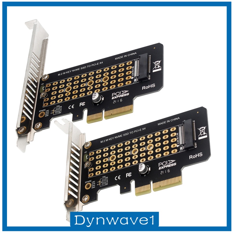 [DYNWAVE1] PCI-E to M.2 Adapters PCI-e 3.0 Adapters Expansion Converter Adapter Card M Key +B Key Support M.2 M key NVMe SSD with PCIE Protocol