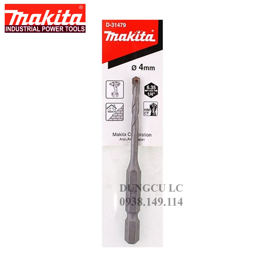 Mũi khoan bê tông đuôi lục giác Makita D-31479