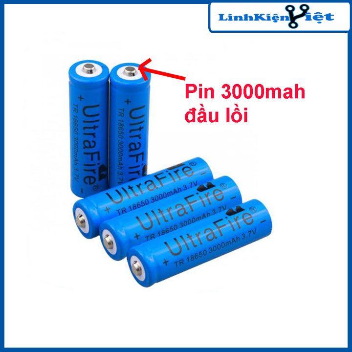 Pin Sạc Dự Phòng 18650 3.7V