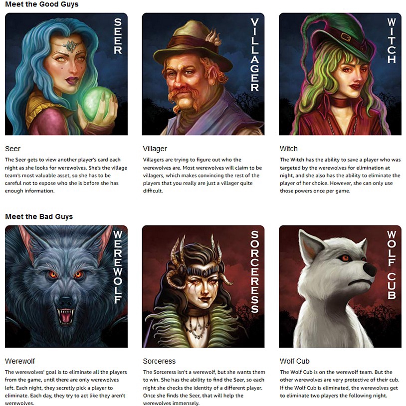 One Night Ultimate Werewolf alien Board Game Bộ Bài Ma Sói One Night DayBreak (Ma sói Hừng Đông) Phiên Bản Tiếng Anh