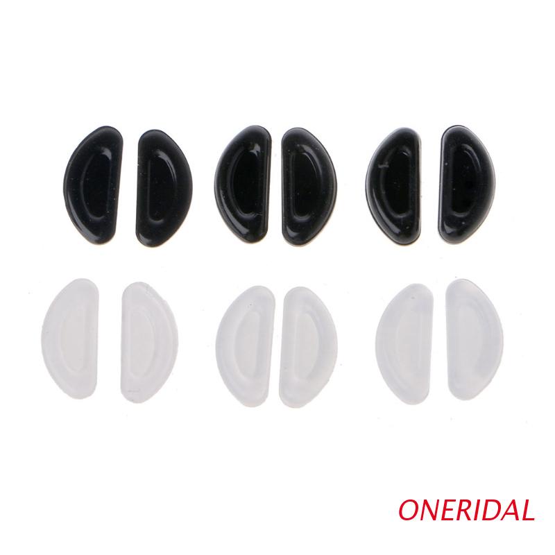 Set 10 Cặp Đệm Mũi Mắt Kính Bằng Silicon Mềm Tự Dính Chống Trượt Dễ Sử Dụng