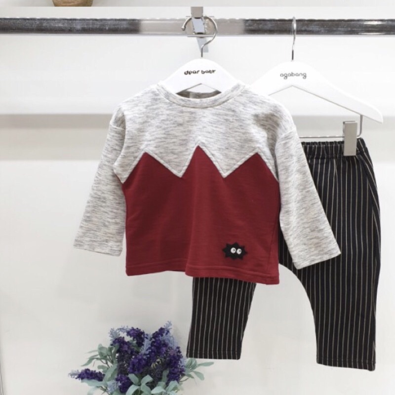 Bộ nỉ Dearbaby xuất hàn cho bé trai