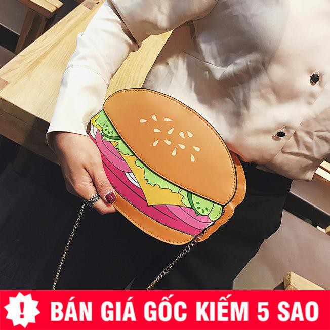 Túi Đeo Chéo Hình Hamburger Độc Lạ