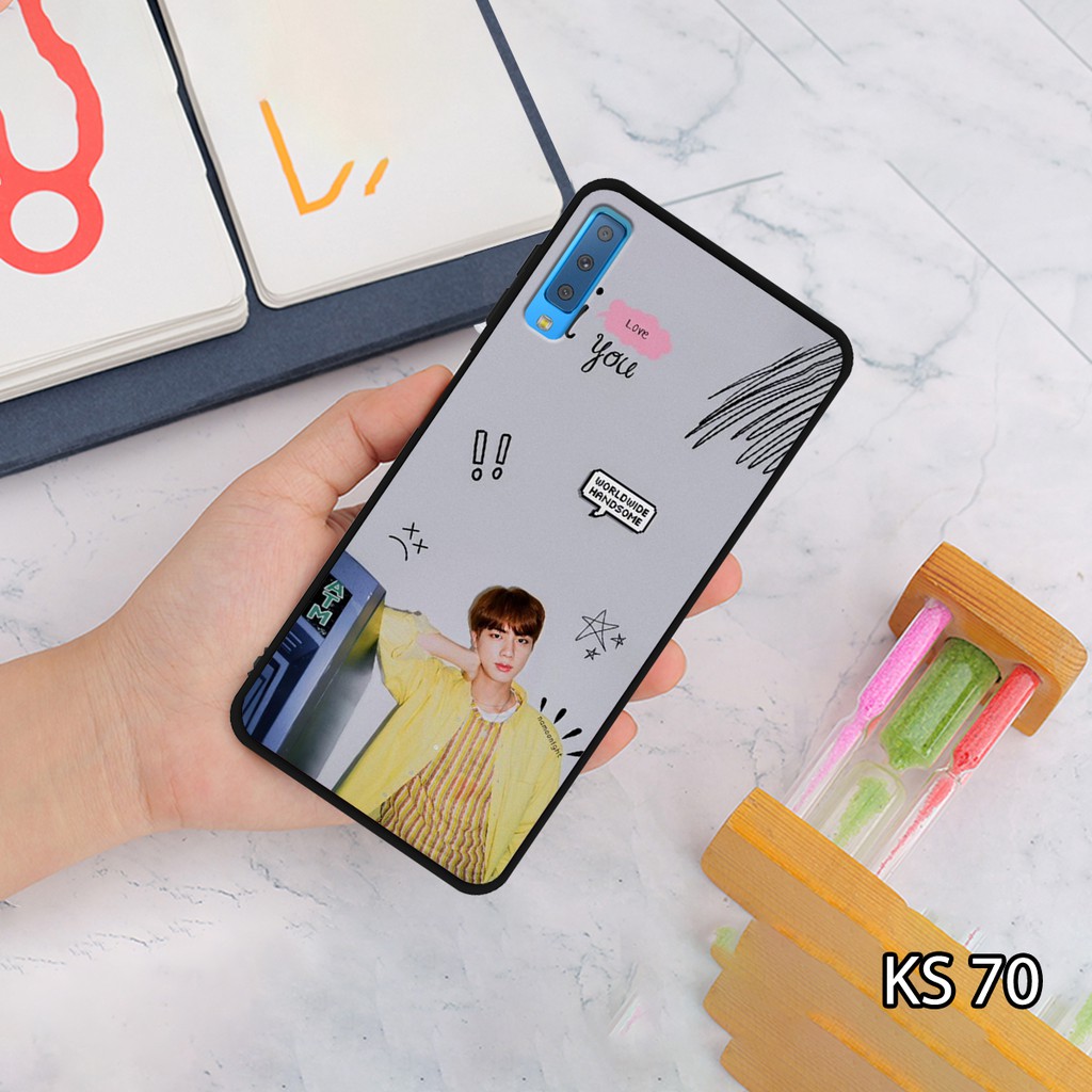 Ốp lưng điện thoai SamSung A750/A7-2018  in hình tự chọn IDOL K-POP BTS  siêu đẹp, độc, lạ