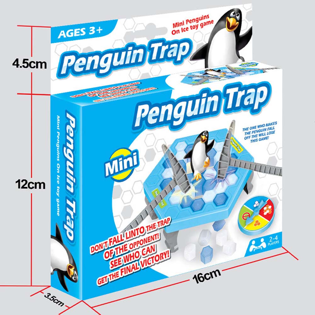 JS Save Penguin On Ice Block Board Game Penguin Trap Ice Breaker Family Party Game Educational Toy