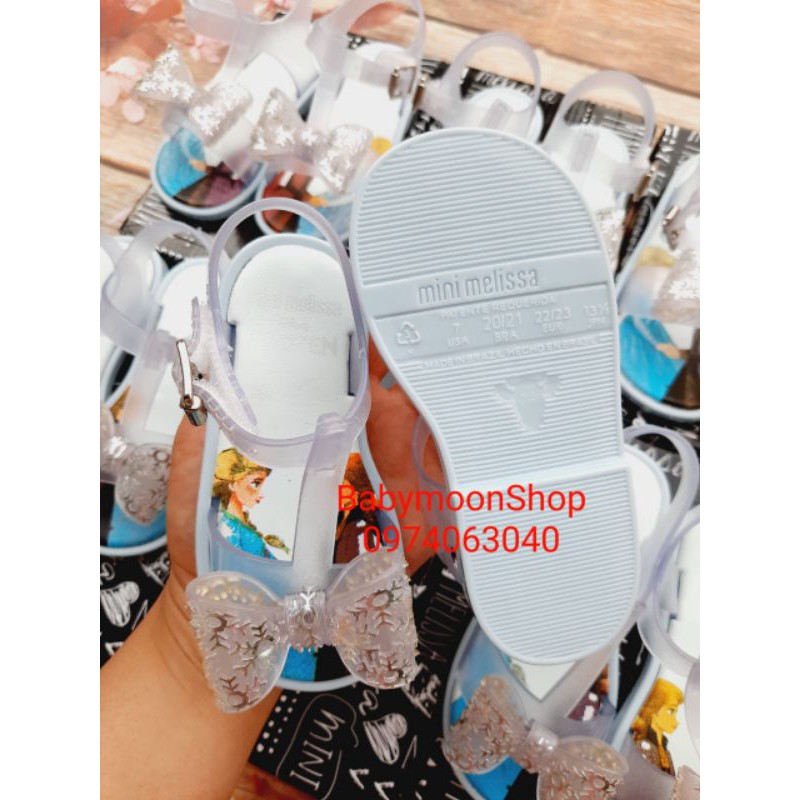 Sandal Bé Gái Elsa Xanh Melissa Dư