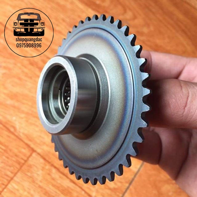 NHÔNG ĐỀ/NHÔNG KHỞI ĐỘNG 41 RĂNG ZIN DÙNG CHO CÁC DÒNG XE SỐ HONDA 100cc  CHÍNH HÃNG