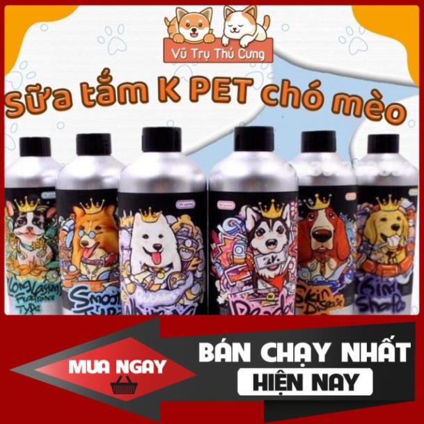 Sữa Tắm KPET cho Chó Mèo Thú Cưng 500ml | Sữa tắm nước hoa cho Chó Mèo K Pet