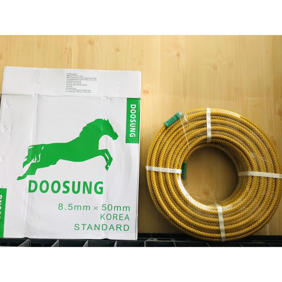 Dây phun áp lực dùng cho máy bơm xịt rửa cao áp hiệu DOOSUNG 8.5mm x 50m | Công nghệ KOREA | Bảo hành 12 tháng | Dây hơi