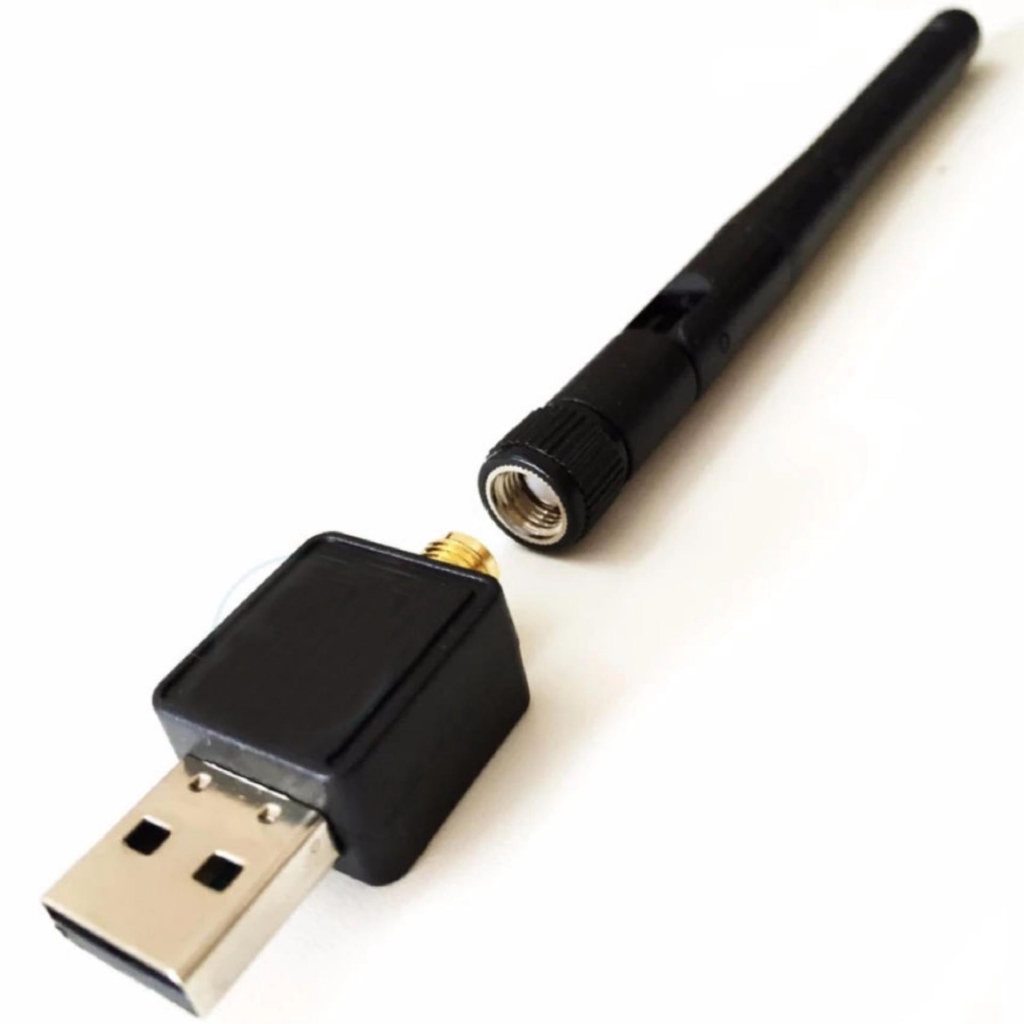 USB thu wifi cho máy tính 802.11 có Anten -dc2381 đen