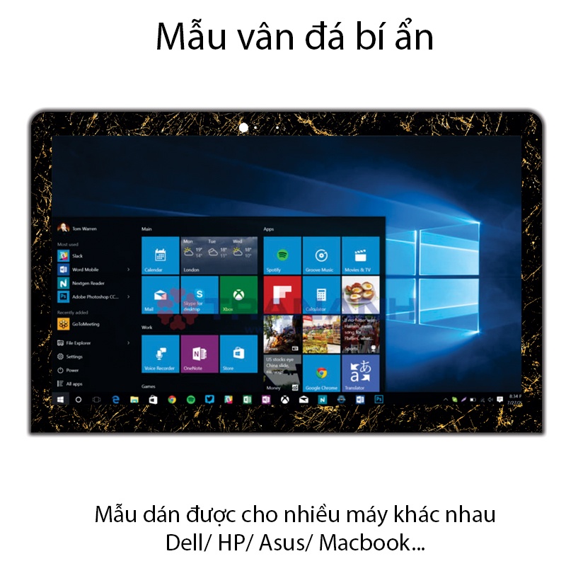 Miếng Dán Skin Laptop - Decal Dán cho Dell, Hp, Asus, Lenovo, Acer, MSI, Surface,Vaio, Macbook 15 6 inch MD 5 LUXSKEEN