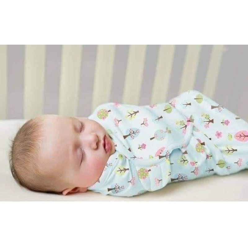 Ủ kén sơ sinh100% cotton Swaddle Me Summer cho bé