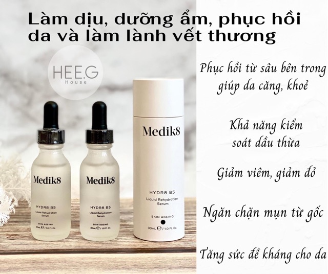 Serum phục hồi, cấp ẩm Medik8 Hydr8 B5