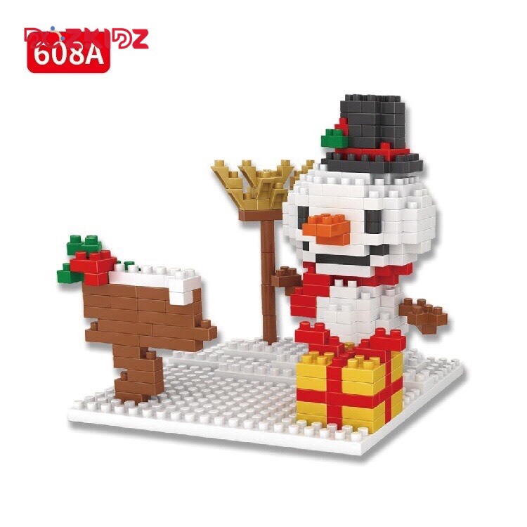 Đồ chơi Noel cho bé bộ xếp hình 290 đến 321 chi tiết  (loại nhỏ dày 3mm), bộ lắp ráp cho bé từ 6 tuổi - DOZKIDZ