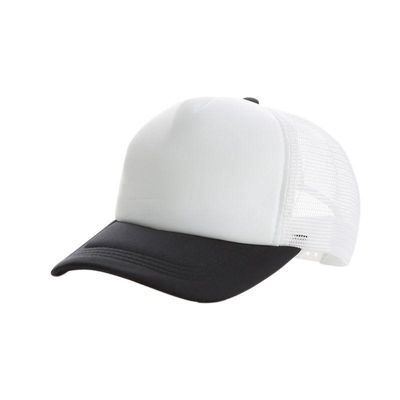 Mũ Lưỡi Trai Phối Lưới Unisex Màu Trơn
