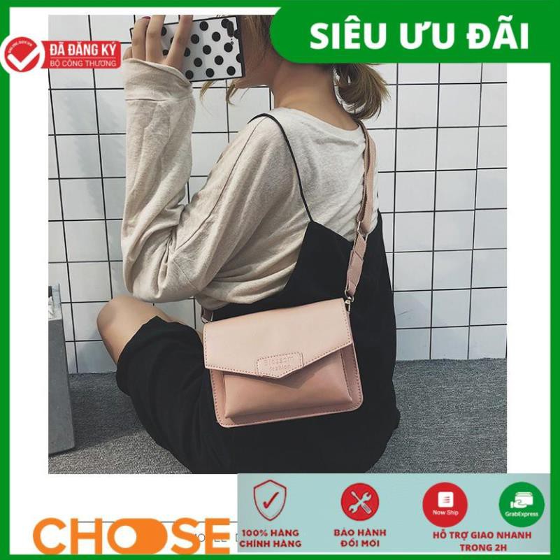Túi Đeo Chéo Nữ Choose Túi Da Hình Hộp Mẫu Bao Thư Đóng Sang Trọng BBK5K2
