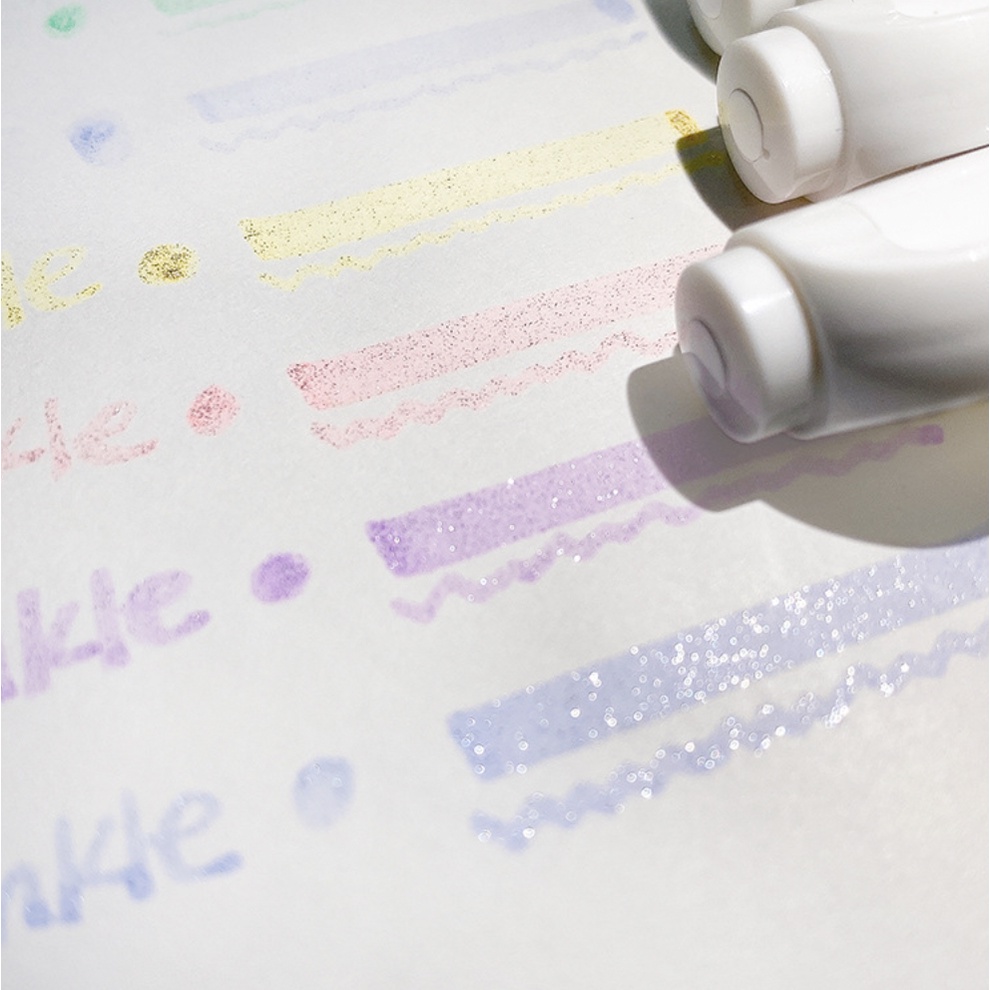 Bút đánh dấu highlight có ánh kim 2 đầu TWINKLE