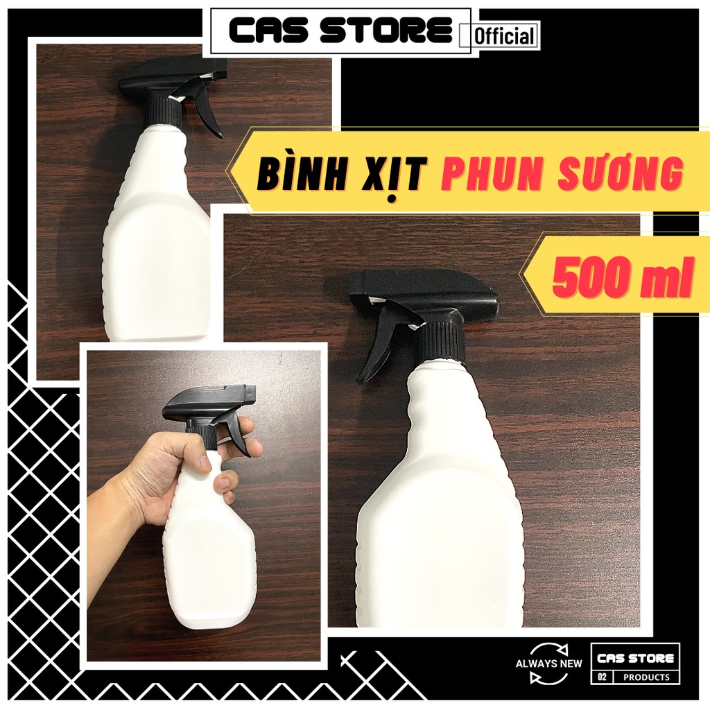 ✅ Bình xịt phun sương 500ml đa năng, dùng làm bình tưới cây hay chai xịt phun sương 500ml đều tốt