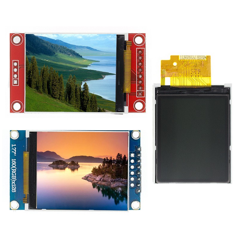 Mô Đun Màn Hình LCD TFT 1.77 1.8 inch 51 Trình Điều Khiển 4 Trình Chiếu 128*160 1.8 inch TFT