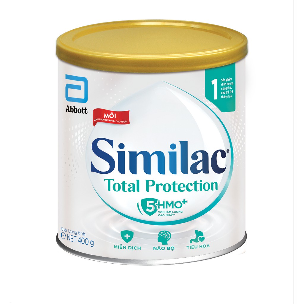 Sản phẩm dinh dưỡng công thức Similac Total Protection 1 400g/lon